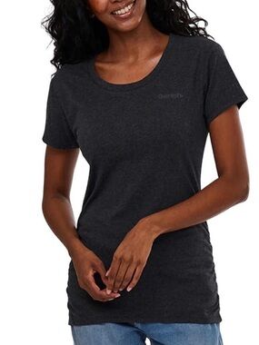 NWT Bench Logo Short Sleeve T- Shirt with Ruching Size Small